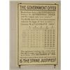 Image 1 :  British WWI Poster, "The Government Offer etc. I