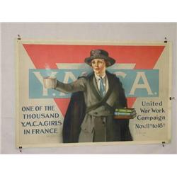  American WWI Poster, "Y.M.C.A. One of the Thousa