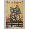 Image 1 :  American WWI Poster, "Halt the Hun!  Buy U.S. Go