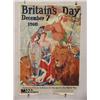 Image 1 :  American WWI Poster, "Britain's Day Dec. 7, 1918