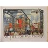 Image 1 :  2 American WWI Posters, "On the Job for Victory 