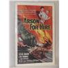 Image 1 : ARSON FOR HIRE MOVIE POSTER STARRING STEVE BRODIE