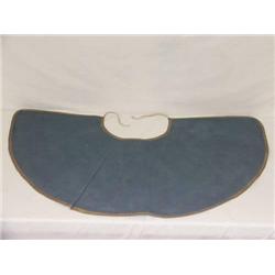 LATE 19TH CENT. BLUE FIREMANS PARADE CAPE W/ DRAW