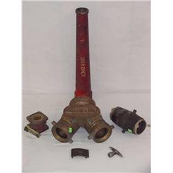 TRAY LOT MISC. FIRE RELATED ITEMS INCLUDING 20in.