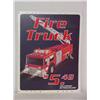 Image 1 : HESS FIRE TRUCK ADVERTISING SIGN (22 1/2in.  X 18