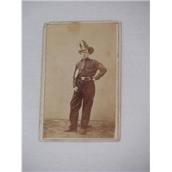 CDV OF FIREMEN W/ HELMET ID ON REVERSE - ALERT HO