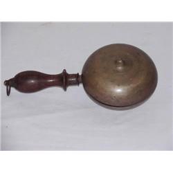 5in.  BRASS MUFFIN BELL - MINOR CHIP TO TOP RIM O