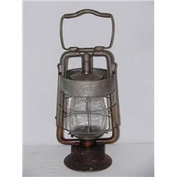 DIETZ FIRE KING LANTERN - LOSSES TO NICKEL PLATIN