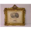 Image 1 : GREAT GILT GESSO FRAME W/ FIRE MOTIF-HELMETS, HYD