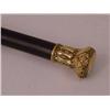 Image 1 : GOLD PLATED FIREMANS PRESENTATION CANE - PRESENTE
