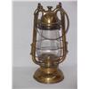 Image 1 : 15in.  BRASS ECLIPSE LANTERN W/ CLEAR GLOBE and C