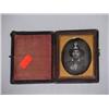 Image 1 : 1/6 PLATE DAGUERREOTYPE OF BUST OF FIREMAN W/ HEL