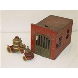 13 1/2in.  KINGSBURY PRESSED STEEL #8 FIRE STATIO