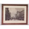 Image 1 : FRAMED BLACK and WHITE PRINT-NEW YORK WINTER SCEN
