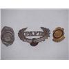 Image 1 : LOT (3) FIREMAN BADGES: (2) BREAST BADGES-MA STATE