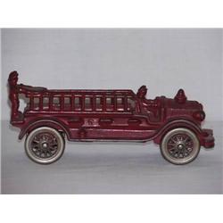 7 1/2in.  CAST IRON MOTORIZED LADDER TRUCK (POSSI