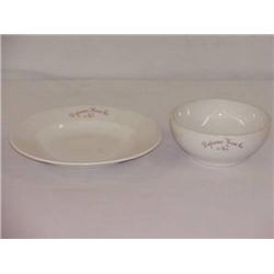 (2) PCS. IRONSTONE CHINA DEFIANCE HOSE CO. #1: 6i