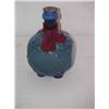 Image 1 : HARDEN #1 BLUE QUILTED FOOTED GLASS FIRE GRENADE 