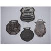 Image 1 : LOT (4) FIRE RELATED WATCH FOBS: BOYER FIRE APPAR