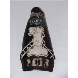 7 1/2in.  BLACK LEATHER ANDERSON and JONES HIGH E