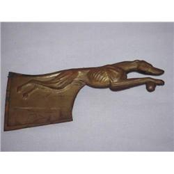 UNUSED HIGH EAGLE BRASS GREYHOUND HELMET FRONT HO