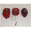 Image 1 : LOT (3) INDUSTRIAL FIRE ALARM BOXES: ADT, WHEELOC