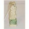 Image 1 :  5 3/4 PRATTWARE FIGURE OF YOUNG LADY IN SPOTTED 