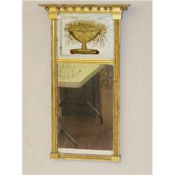  19TH CENT. FEDERAL GILT GESSO TABERNACLE 2 PART 