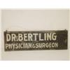 Image 1 :  LATE 19TH CENT. PAINTED TRADE SIGN DR. BERTLING 