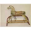 Image 1 :  EARLY 20TH CENT. PAINTED ROCKING HORSE ON GLIDER