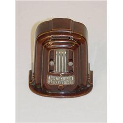  CAST IRON ENAMEL RADIO BANK-BRUSSELS FOUNDRIES -