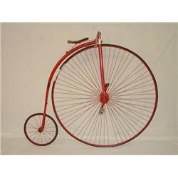  PERIOD 54 HIGH WHEEL BIKE (BONE SHAKER) IN RED P