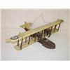 Image 1 :  20TH CENT. PAINTED WWI SEA PLANE W/ BI-PLANE WIN