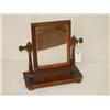 Image 1 :  19TH CENT. PINE SHAVING MIRROR W/ OLDER FINISH -