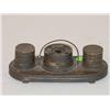 Image 1 :  18TH CENT. PEWTER & TIN INKSTAND W/ INKWELL, SAN