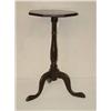 Image 1 :  QUEEN ANNE CANDLE STAND W/ OCTAGONAL SHAPED TOP,