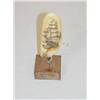 Image 1 :  4 1/4 SCRIMSHAWED WHALES TOOTH W/ CLIPPER SHIP S