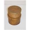 Image 1 :  (2) 19TH CENT. ROUND PANTRY BOXES IN NATURAL FIN
