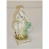 Image 1 :  8 1/2 PRATTWARE FIGURE OF LADY W/ CHERUB & SERPE