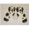 Image 1 :  PR. 8 STAFFORDSHIRE BLACK & WHITE SPANIELS;  