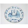 Image 1 :  10 1/4 EARLY DELFT BLUE & WHITE CHARGER W/ ORIEN