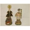 Image 1 :  PR. EARLY PAINTED GESSO ON WOOD SANTOS FIGURES -