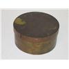 Image 1 :  7 3/4 ROUND PANTRY BOX W/ COPPER NAILS & TRACES 