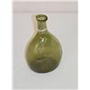 Image 1 :  6 1/2 NEW ENGLAND CHESTNUT FLASK IN LIGHT OLIVE 