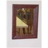 Image 1 :  19TH CENT. MIRROR W/ OLD RED FINISHED FRAME - GR