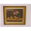 Image 1 :  EARLY 20TH CENT. OIL ON CANVAS STILL LIFE OF FRU