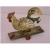 Image 1 :  EARLY 20TH CENT. PAINTED WOODEN ROOSTER PULL TOY