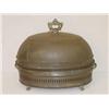 Image 1 :  EARLY TIN DOMED MEAT SERVER - WEAR & LOSSES;  