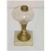 Image 1 :  SANDWICH OIL LAMP W/ CLEAR FONT W/ STAR & SHIELD