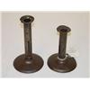 Image 1 :  PR. EARLY IRON PUSH-UP HOGSCRAPER CANDLESTICKS -